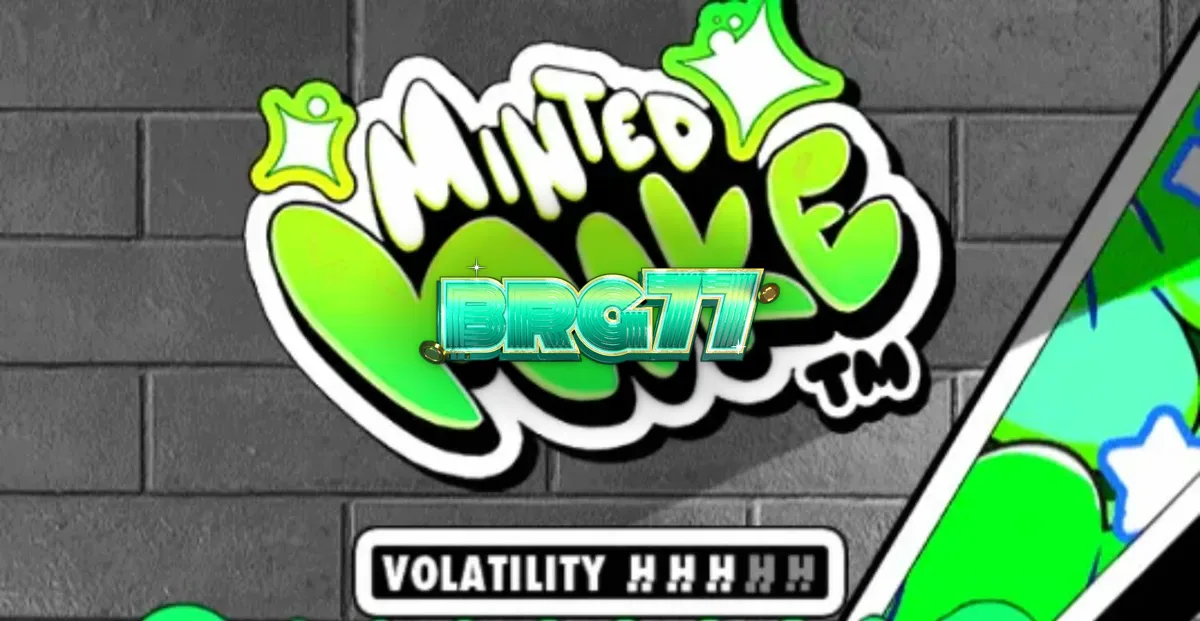 Tela principal do jogo Minted Mike com elementos de grafite e neon